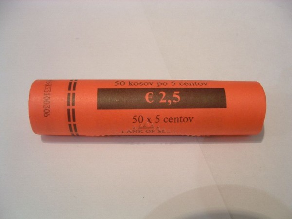 (afbeelding voor) Muntrol 5 eurocent 2007 UNC